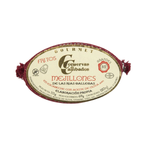 Mejillones en escabeche con Aceite de Oliva