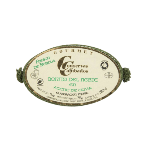 Bonito del norte fresco de Burela en Aceite de Oliva