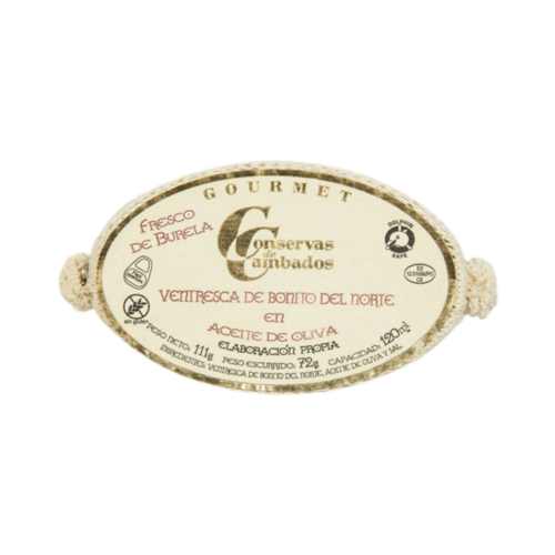 Ventresca de Bonito del Norte fresco de Burela en Aceite de Oliva