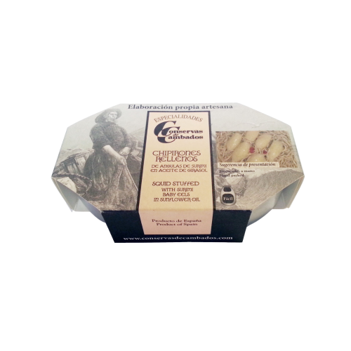 Chipirones rellenos de Angulas