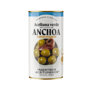 Aceituna verde rellena en anchoa (Selección Especial)