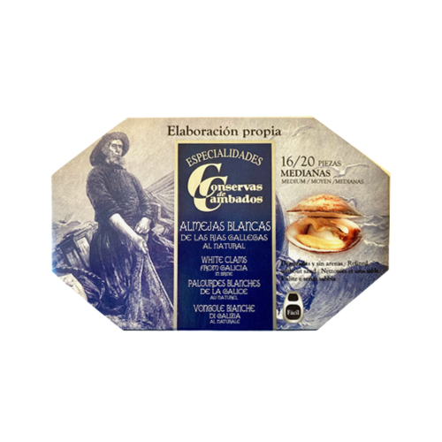 Almejas Blancas de las Rías Gallegas al natural