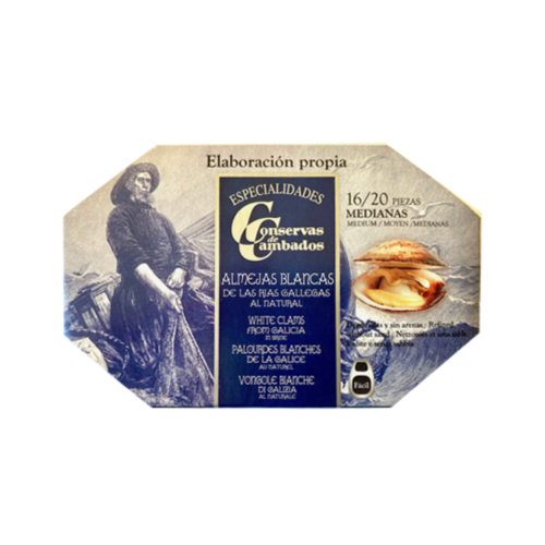 Almejas Blancas de las Rías Gallegas al natural